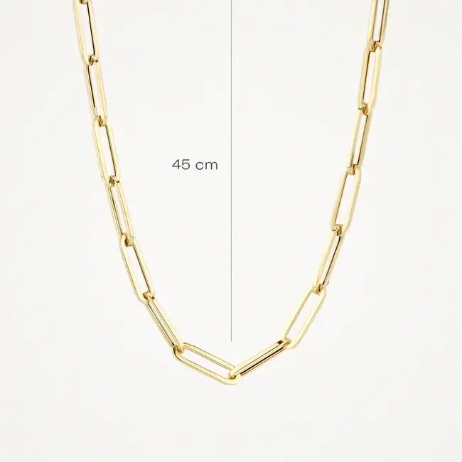 Blush Blush Collier 3130YGO 14k Geelgoud met Closed Forever Schakel 45cm