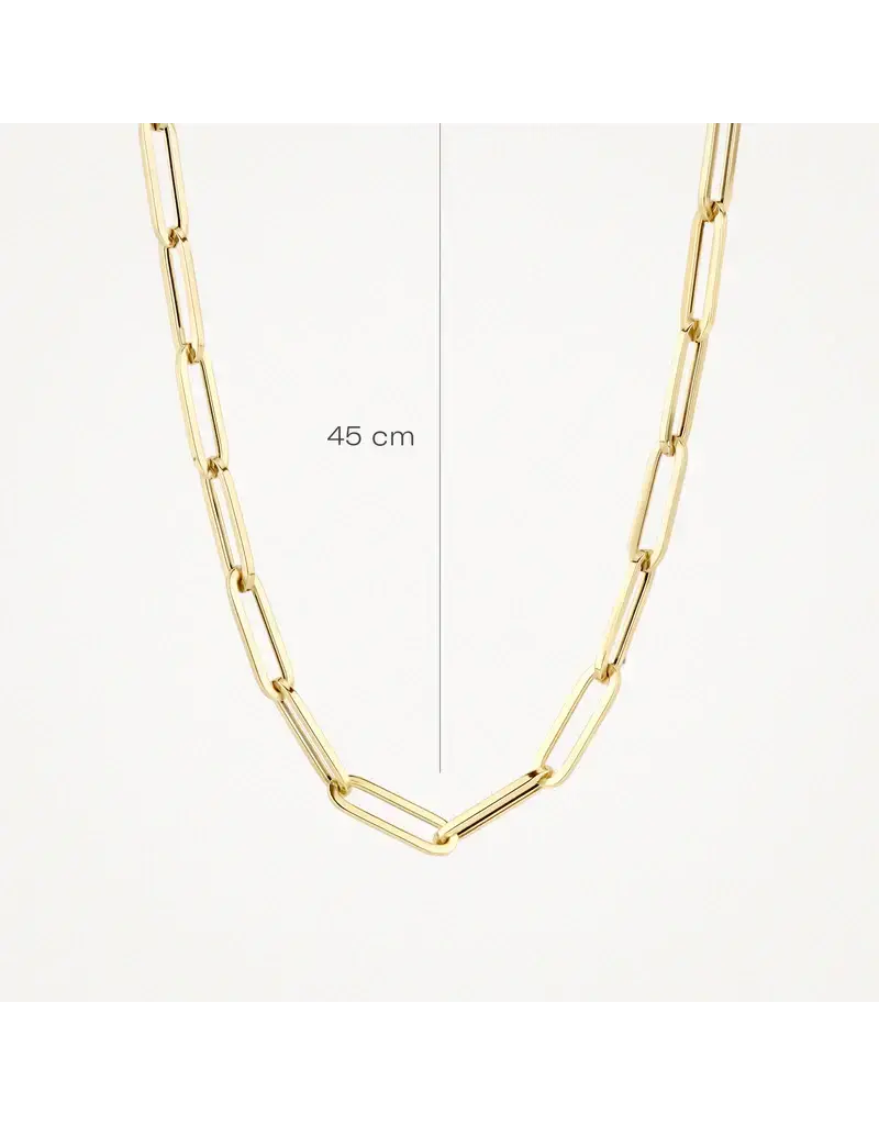 Blush Blush Collier 3130YGO 14k Geelgoud met Closed Forever Schakel 45cm