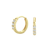 Blinckers Jewelry Huiscollectie BJ Ooringen 40.23411 14K geelgoud met 2 x 0.09ct H/SI Kwaliteit briljant geslepen diamant