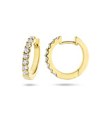 Blinckers Jewelry Huiscollectie BJ Oorringen 40.27183 14K geelgoud met 2 x 0.25ct H/SI kwaliteit briljant geslepen diamanten