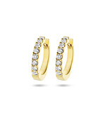 Blinckers Jewelry Huiscollectie BJ Oorringen 40.27183 14K geelgoud met 2 x 0.25ct H/SI kwaliteit briljant geslepen diamanten