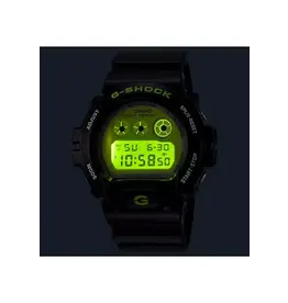 Casio G-Shock Casio G-SHOCK Horloge DW-6900RCS-1ER zwart met neon geel Crazy Colors collection