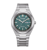Citizen Citizen Horloge AW0130-85XE Heren staal met groene wijzerplaat en saffierglas