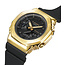 Casio G-Shock Casio G-Shock GM-2100G-1A9ER Staal met Geelgouden  Plating met Zwarte Horlogeband 42mm