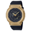 Casio G-Shock Casio G-Shock GM-2100G-1A9ER Staal met Geelgouden  Plating met Zwarte Horlogeband 42mm