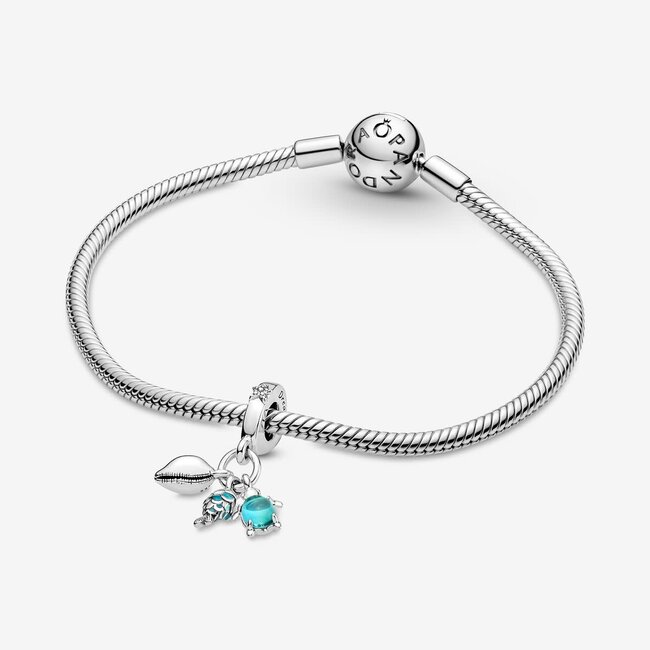 Pandora Pandora Bedel 791697C01  Zilver Tropisch met Schildpad, Vis en Schelp