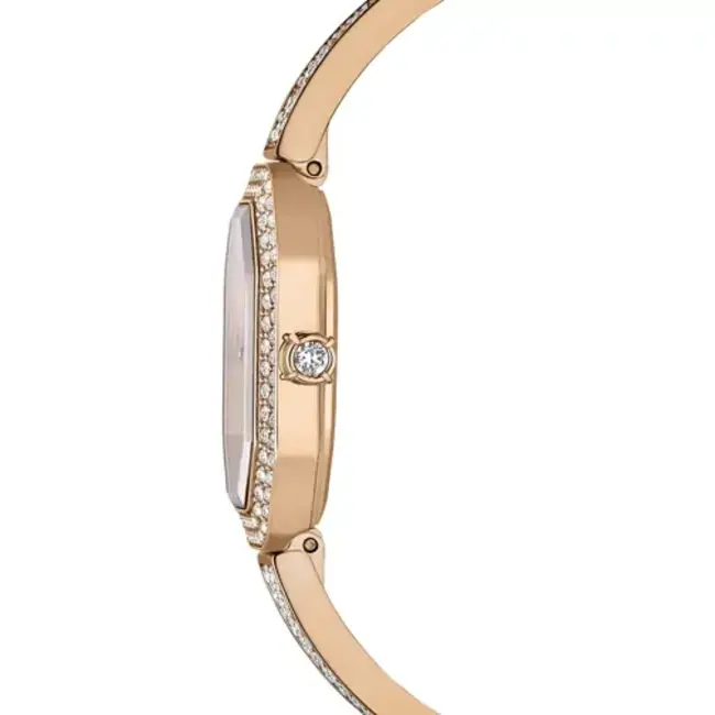 Swarovski Swarovski Horloge 5672992 Dextera Bangle Staal Quartz met Rose Plating 31 x 19mm