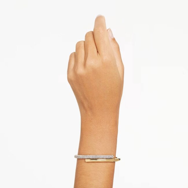 Swarovski Swarovski Armband 5669498 Dextera Goudkleurig Bangle Maat M (17cm)