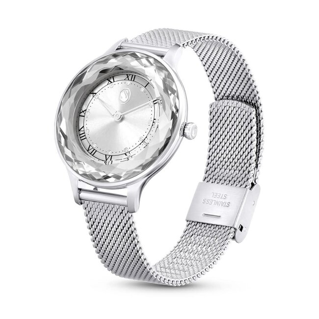 Swarovski Swarovski Horloge 5650039 Octea Nova Staal met Mesh Horlogeband 33mm