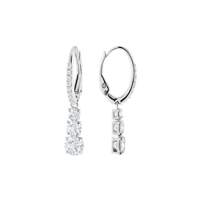 Swarovski Swarovski Oorbellen 5416155 Attract Trilogy  Zilverkleurig