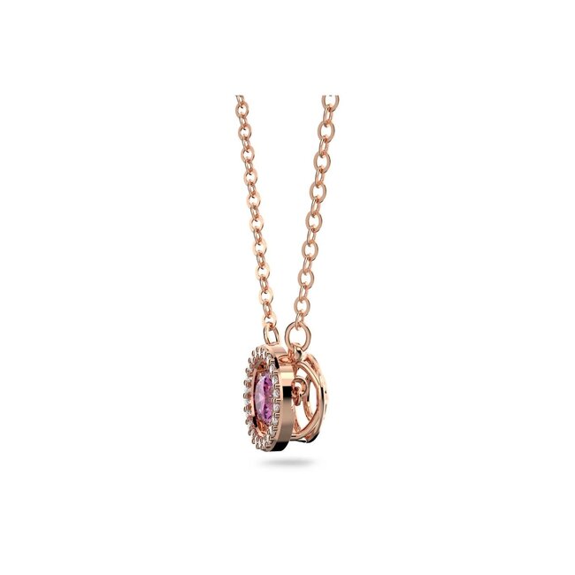 Swarovski Swarovski Collier 5620551 Sparkling Dance Roségouden Plating en Rose Swarovski Crystal 38-42cm