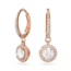Swarovski Swarovski Oorbellen 5638769 Constella met Roségouden Plating