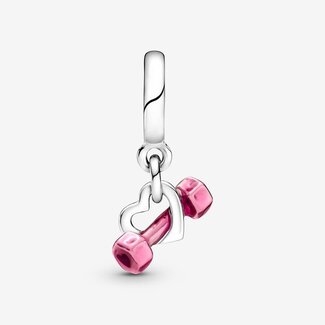Pandora Pandora Bedel 799545C01 Hart met dumbbell