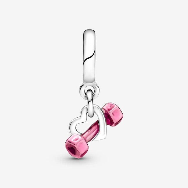 Pandora Pandora Bedel 799545C01 Hart met dumbbell