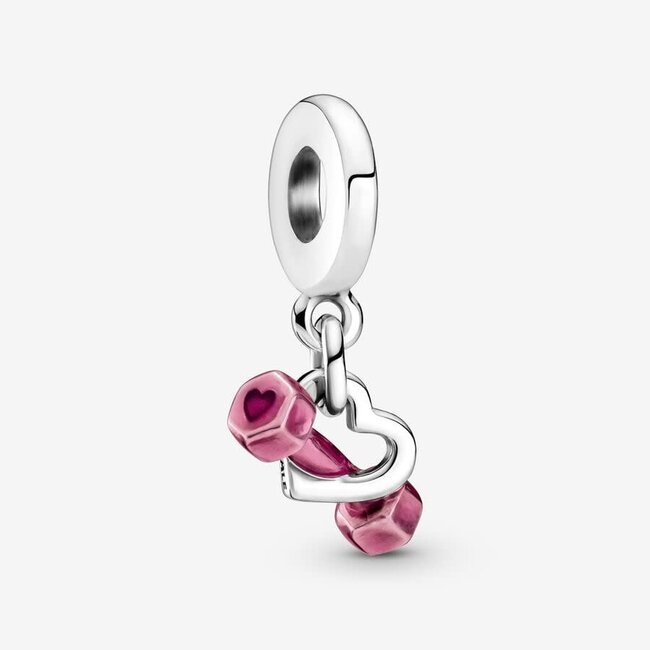 Pandora Pandora Bedel 799545C01 Zilver Hart met Gewicht