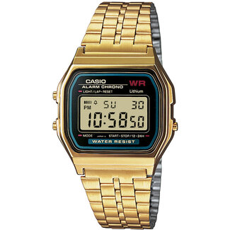 Casio Casio Vintage A159WGEA-1EF Goudkleurig digitaal horloge