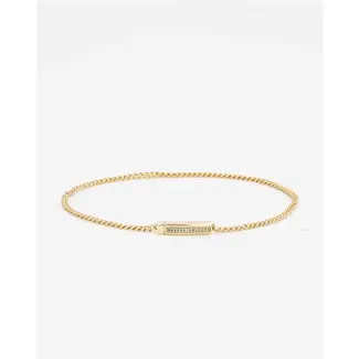 Buddha to Buddha Buddha to Buddha Armband 853GV D Permanent Zilver met Geelgouden Plating Maat D