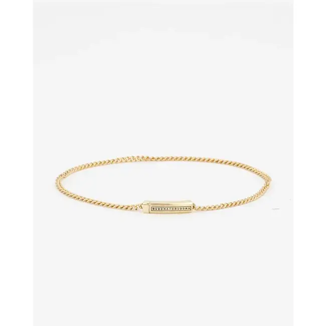 Buddha to Buddha Buddha to Buddha 853GV E+ Permanent bracelet zilver met gouden plating
