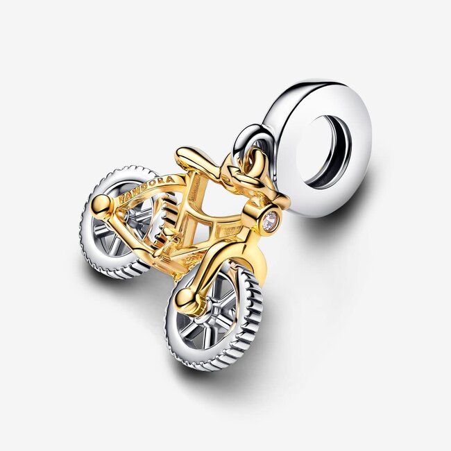 Pandora Pandora Bedel 763354C01 Zilver 14k Geelgoud Plating Fiets