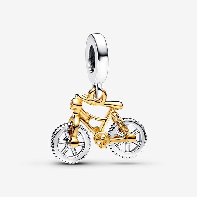 Pandora Pandora Bedel 763354C01 Zilver 14k Geelgoud Plating Fiets