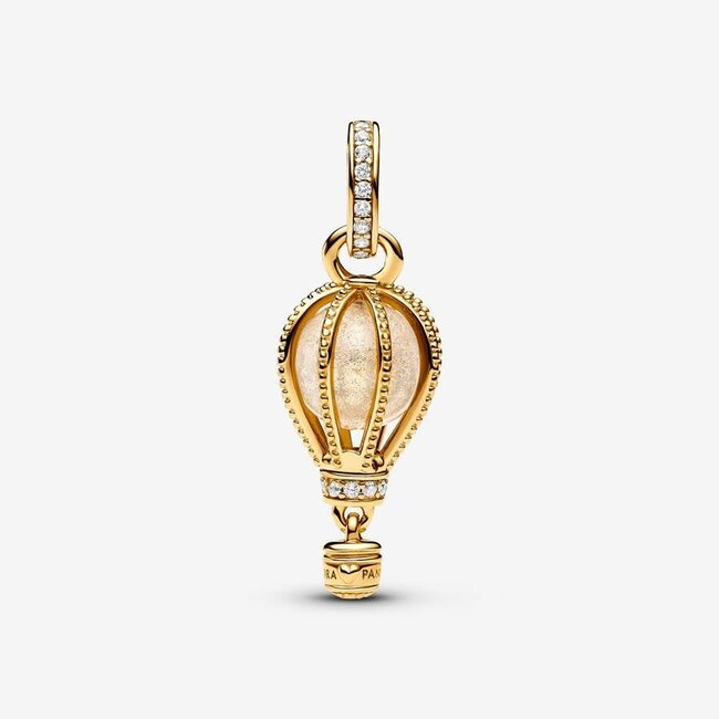 Pandora Pandora Bedel 769434C01 Zilver met Geelgouden plating Luchtballon