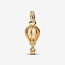 Pandora Pandora Bedel 769434C01 Zilver met Geelgouden plating Luchtballon