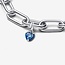 Pandora Pandora Bedel 793042C02 Zilver met Blauwe Steen