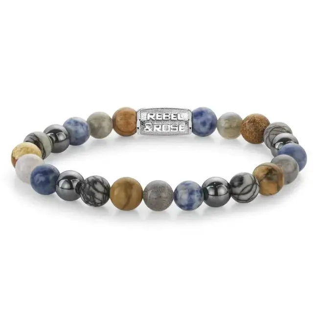 Rebel & Rose Rebel & Rose Armband RR-60134-S-M Sunny Days 6mm Maat M