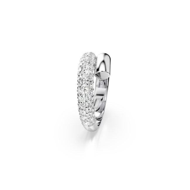 Swarovski Swarovksi Ring 5695936 Dextera met Zilver Kleurige Plating Maat 58