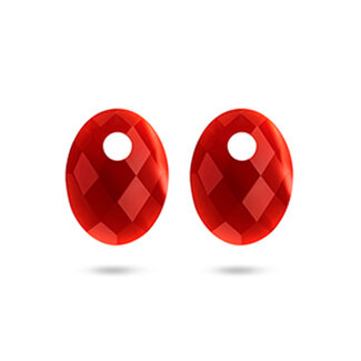 Blush Blush Oorbedels 810RAGO Medium Rode Agaat 12mm x 20mm