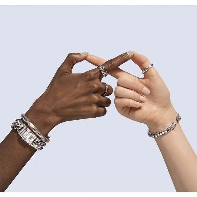 Buddha to Buddha Buddha to Buddha Armband 210 E Nathalie Zilver 925 Maat E