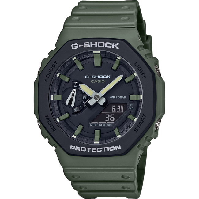 Casio G-Shock G-Shock Horloge GA-2110SU-3AER Quartz Groen met Zwart