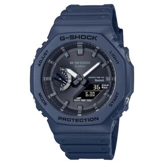 Casio G-Shock Casio G-Shock Horloge GA-B2100-2AER Analoog Digitaal Quartz Blauw Bluetooth 200m Waterdicht 45mm