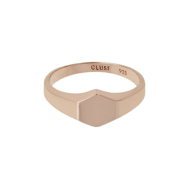 Cluse Cluse Ring CLJ40011-48 Essentielle Zilver met Rosegouden Plating