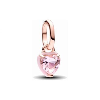Pandora Pandora Bedel 783042C01 Zilver Roze Zirkonia met Roze Hart