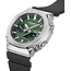 Casio G-Shock Casio G-shock GBM-2100A-1A3ER Staal horloge met zwarte band en groene wijzerplaat