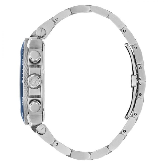 GC GC Horloge Z14011G7MF Staal Quartz Swiss Made Chronograaf met Blauwe Wijzerplaat