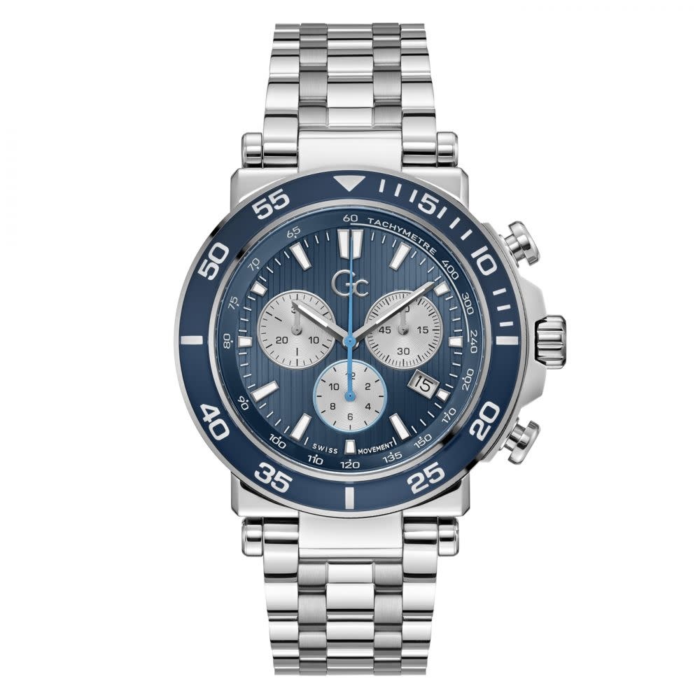 GC Horloge Z14011G7MF Heren Swiss Made Quartz Staal Chronograaf
