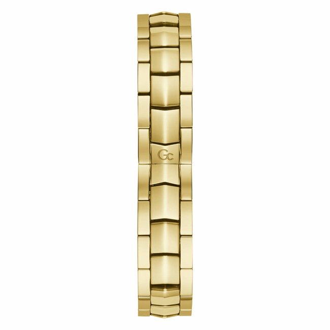 GC GC Horloge Y93006L9MF Staal met Geelgouden Plating Quartz Swiss Made en Groene Sunray Wijzerplaat 38mm