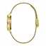 Guess Guess Horloge GW0534L2 Staal met Geelgouden Plating Quartz Zirkonia en met Meshband