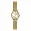 Guess Guess Horloge GW0534L2 Staal met Geelgouden Plating Quartz Zirkonia en met Meshband