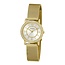 Guess Guess Horloge GW0534L2 Staal met Geelgouden Plating Quartz Zirkonia en met Meshband