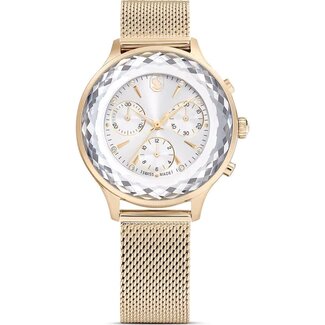 Swarovski Swarovski Horloge 5677500 Nova Staal met Rose Plating Quartz Chronograaf 37mm