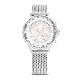 Swarovski Swarovski Horloge 5677503 Nova Staal Quartz Chronograaf 37mm