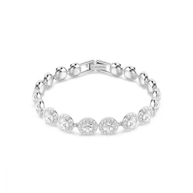Swarovski Swarovski Armband 5682279 Una Angelic Zilver Kleurig 15.5 - 17.8 cm