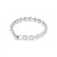 Swarovski Swarovski Armband 5682279 Una Angelic Zilver Kleurig 15.5 - 17.8 cm