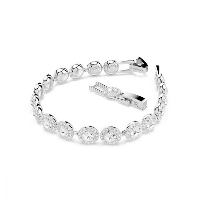 Swarovski Swarovski Armband 5682279 Una Angelic Zilver Kleurig 15.5 - 17.8 cm