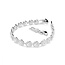 Swarovski Swarovski Armband 5682279 Una Angelic Zilver Kleurig 15.5 - 17.8 cm