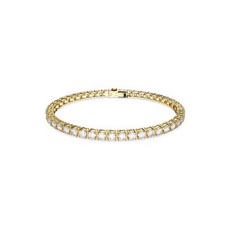 Swarovski Swarovski Armband 5657664 Matrix Goudkleurig Tennis Maat M 16.5cm