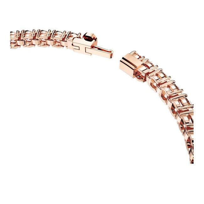 Swarovski Swarovski Armband 5657659 Matrix Tennis met Roségouden Plated Maat M 16.5